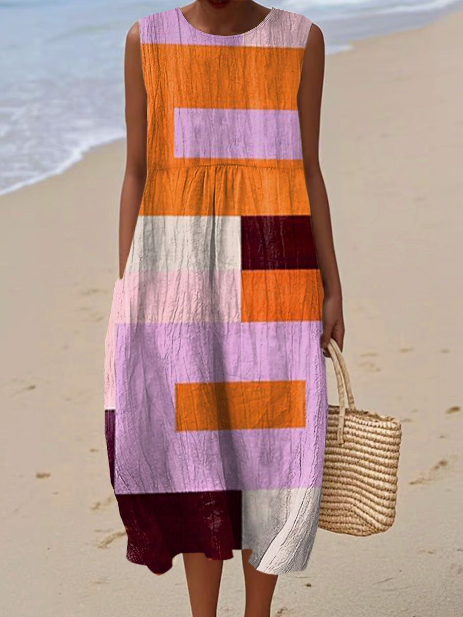 Arielle | Summer Geometric Dress