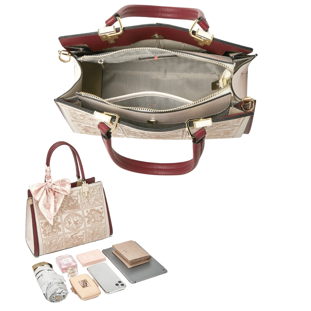 Vada™ – A unique crossbody bag with embroidery and a bow