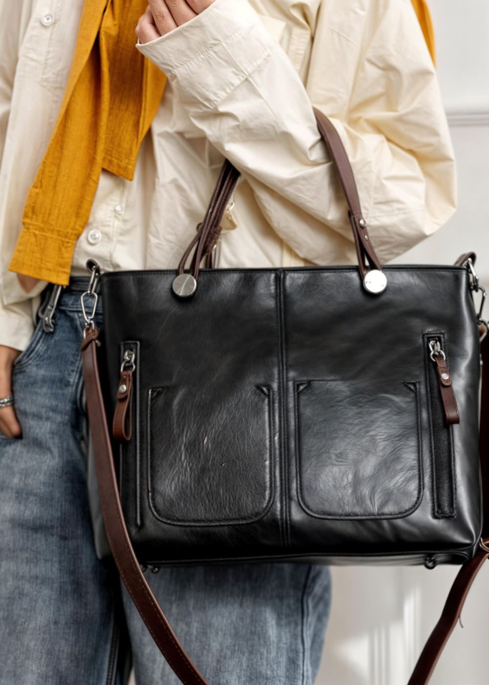 Peniel Signature Shoulder Bag (Vegan)