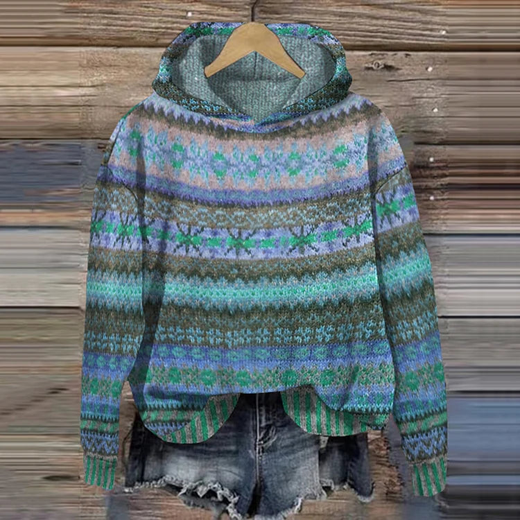 Peyton | Ethnic Retro Hoodie