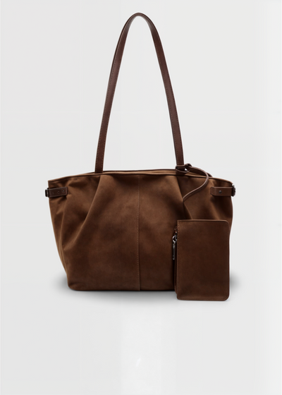 Suede BB Zaria Handbag
