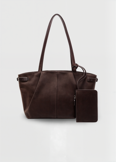 Suede BB Zaria Handbag