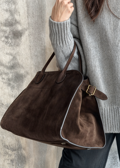 Aurora Suede Shoulder Bag - BB