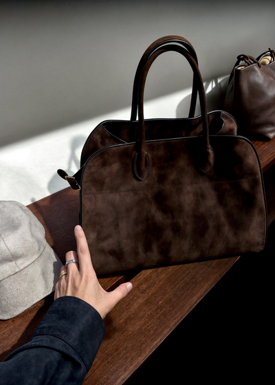 Aurora Suede Shoulder Bag - BB