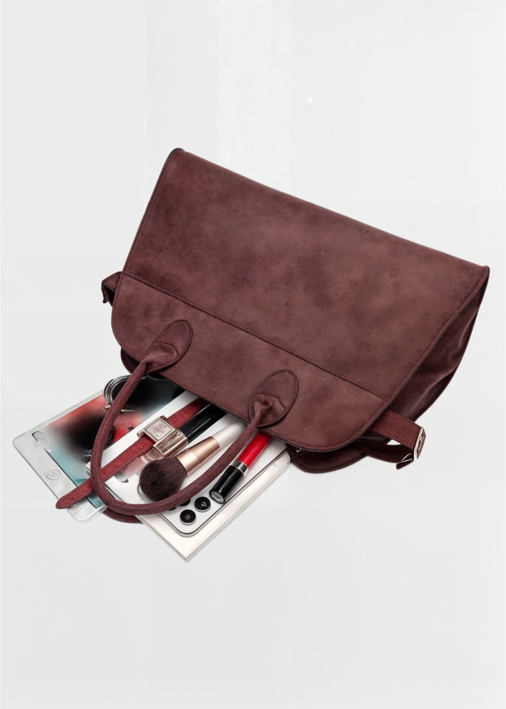 Amber Suede BB Handbag