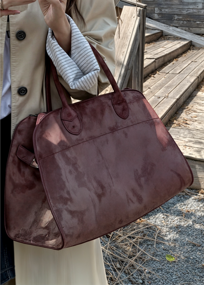 Amber Suede BB Handbag