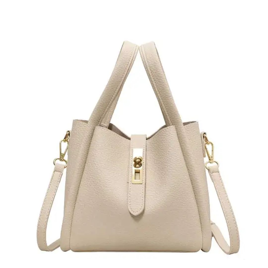 Saylor™ – Elegant bucket bag with a leather finish