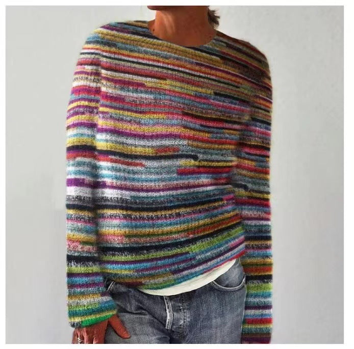 Aria | Casual Patterned Knit Sweater