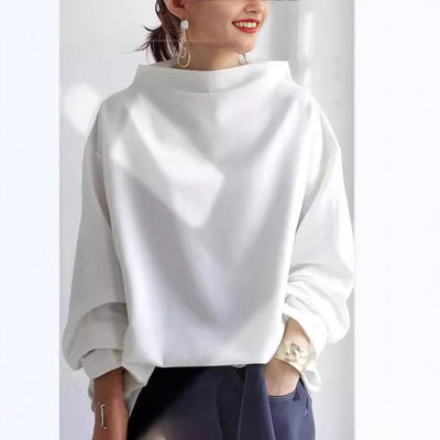 Riley | High-Neck Soft Knit Top