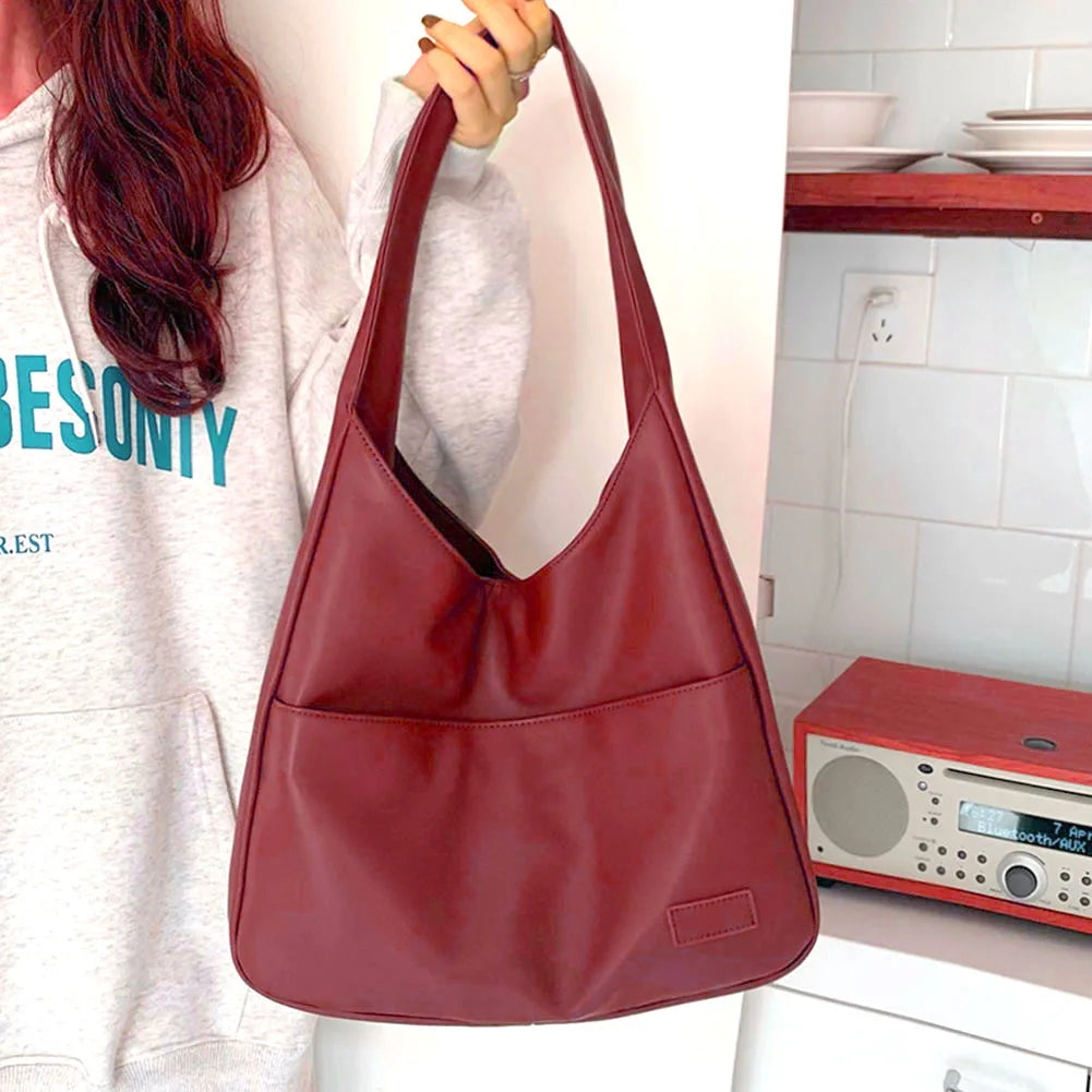 Elodie™ -Casual leather hobo bag