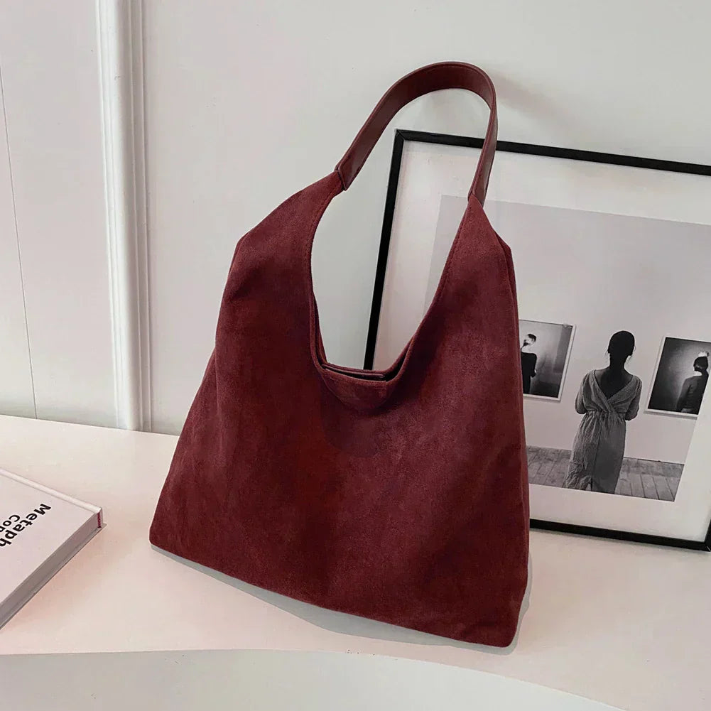 Elodie™ -Casual leather hobo bag