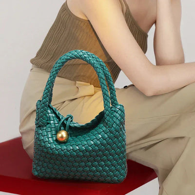 Ronnie™ | Luxurious Leather Bag with Gold Details