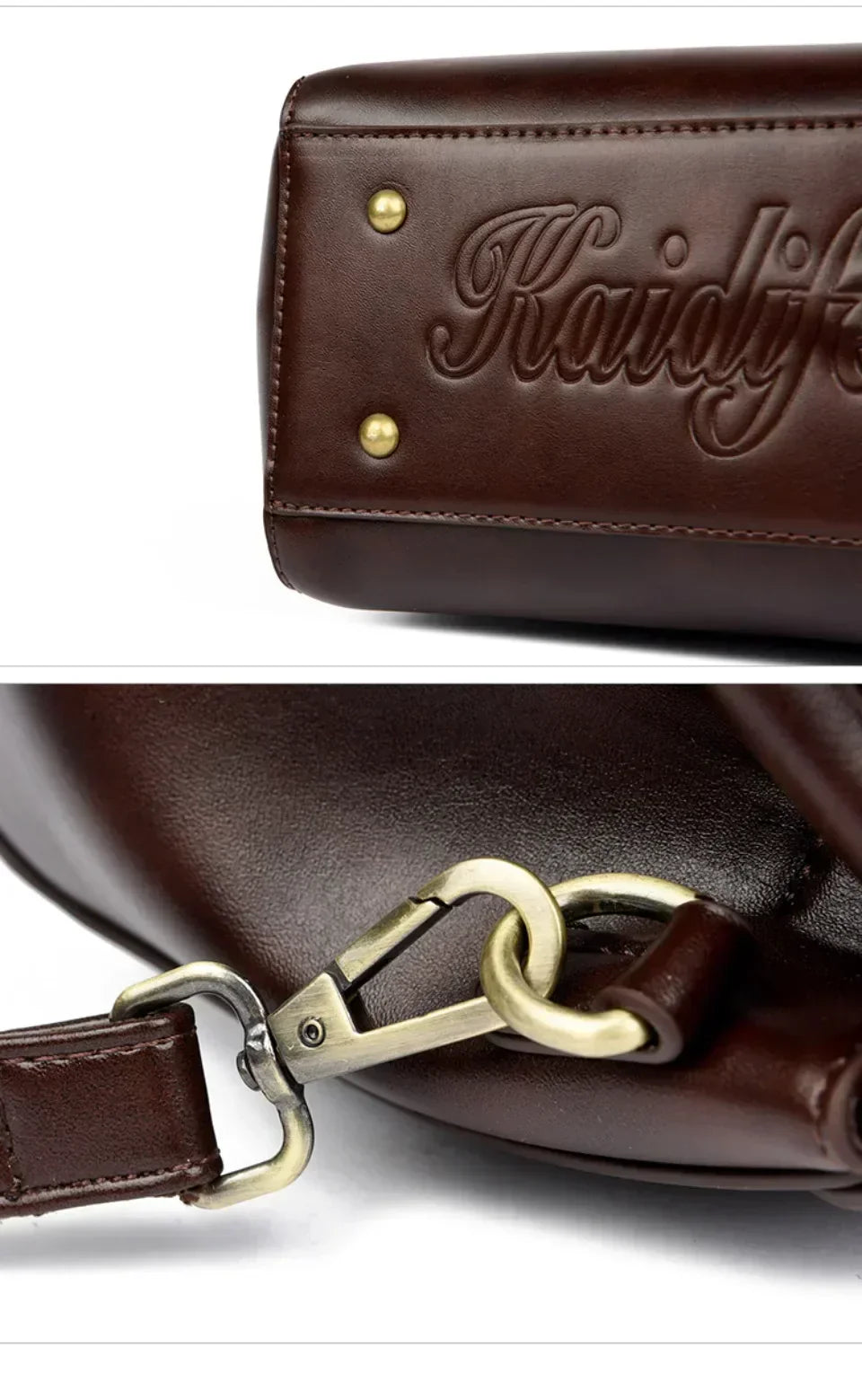 Amara™ – Classic Handbag with Braided Handle and Gold Details