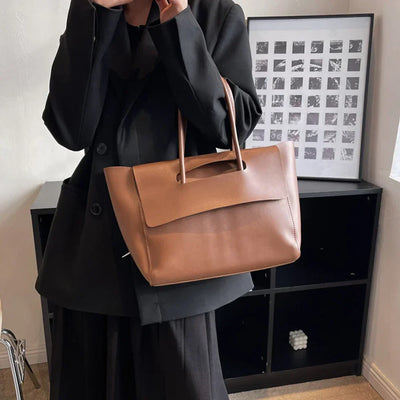 Neveah™ –Eco-leather Minimalist Shoulder Bag