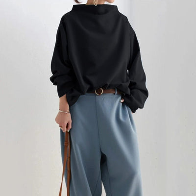 Riley | High-Neck Soft Knit Top