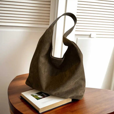 Elodie™ -Casual leather hobo bag