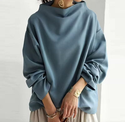 Riley | High-Neck Soft Knit Top