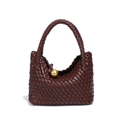 Ronnie™ | Luxurious Leather Bag with Gold Details