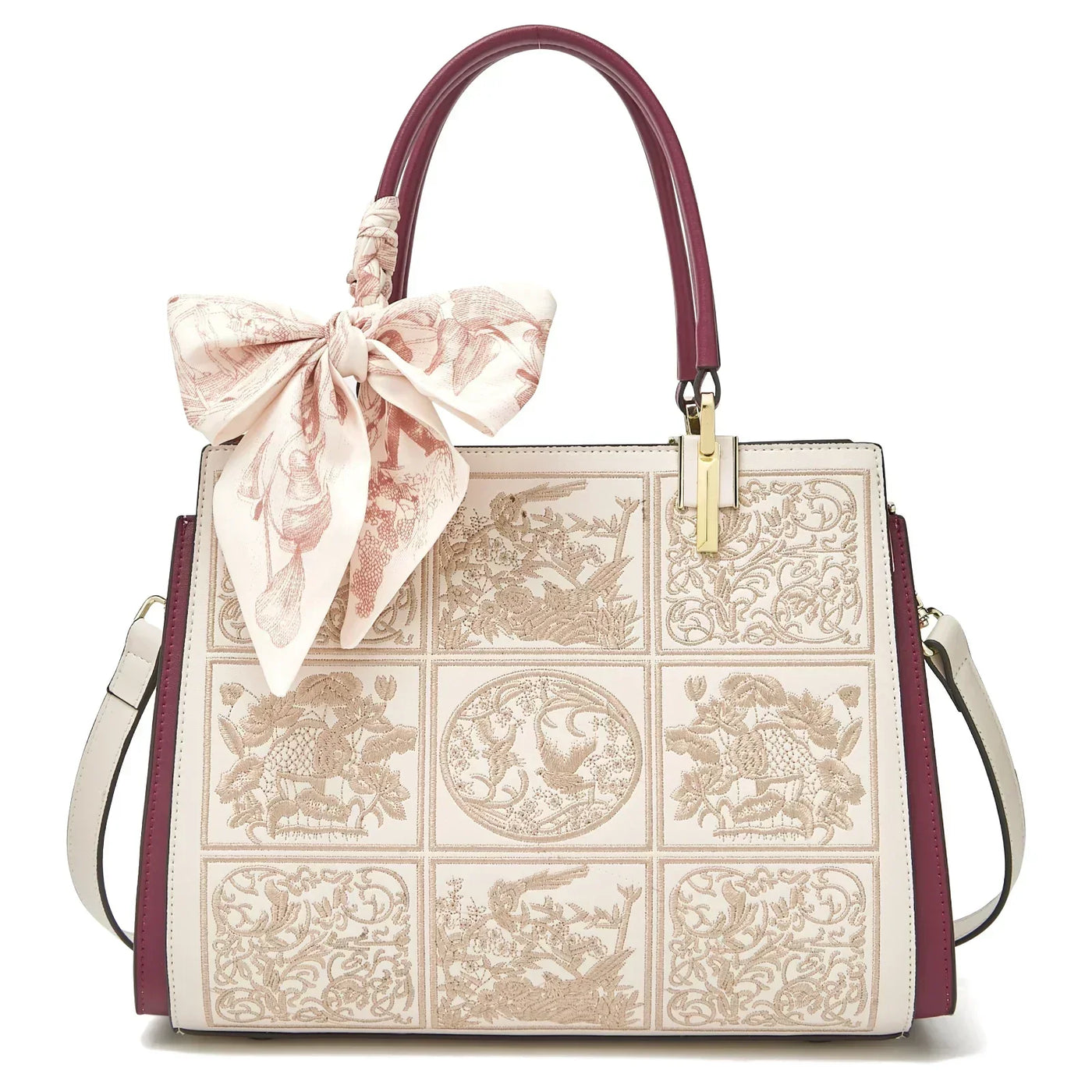Vada™ – A unique crossbody bag with embroidery and a bow