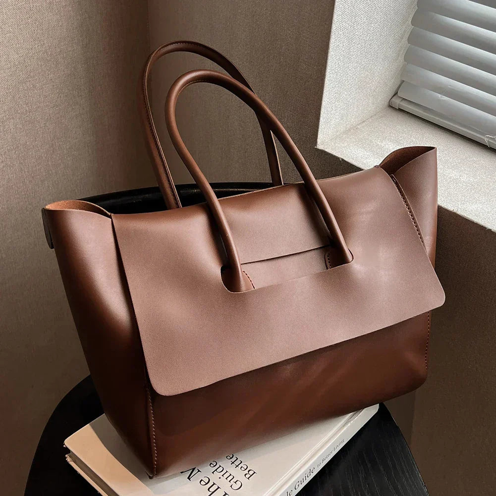Neveah™ –Eco-leather Minimalist Shoulder Bag