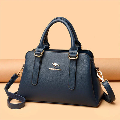 Astra™ – Burgundy Handbag with Double Handles