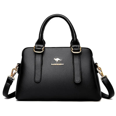 Astra™ – Burgundy Handbag with Double Handles