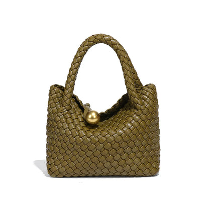 Ronnie™ | Luxurious Leather Bag with Gold Details