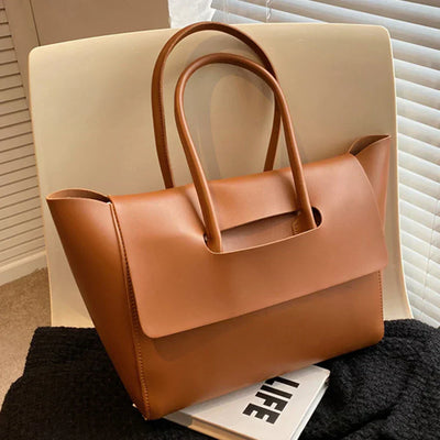 Neveah™ –Eco-leather Minimalist Shoulder Bag