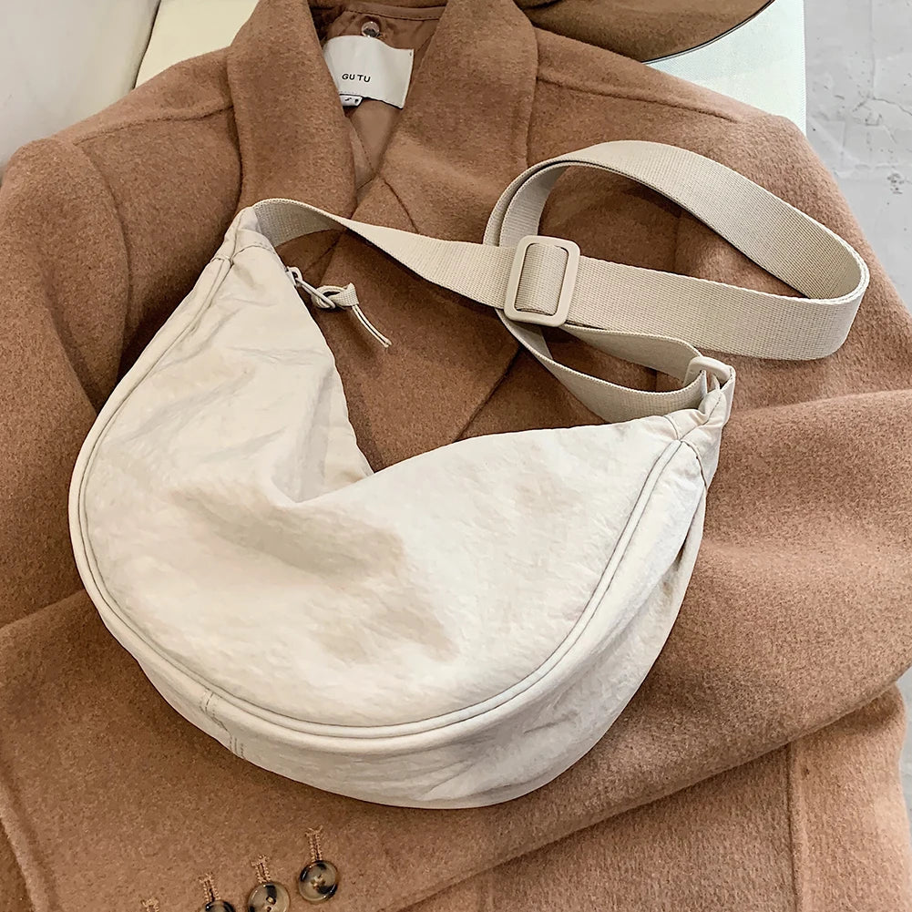 Elodie™ -Casual leather hobo bag
