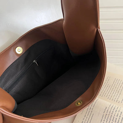 Elodie™ -Casual leather hobo bag