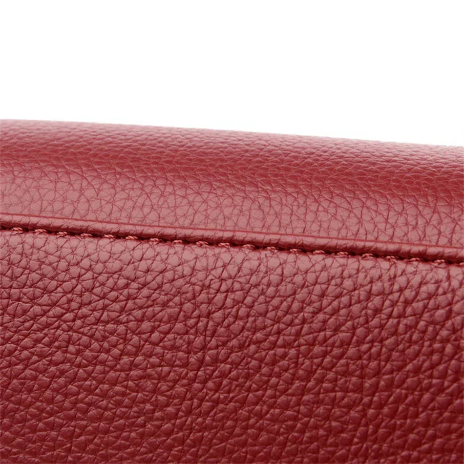 Astra™ – Burgundy Handbag with Double Handles