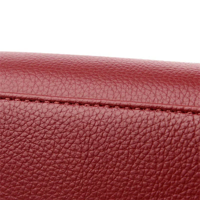 Astra™ – Burgundy Handbag with Double Handles