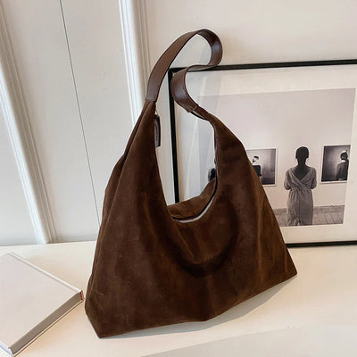 Elodie™ -Casual leather hobo bag