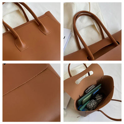 Neveah™ –Eco-leather Minimalist Shoulder Bag