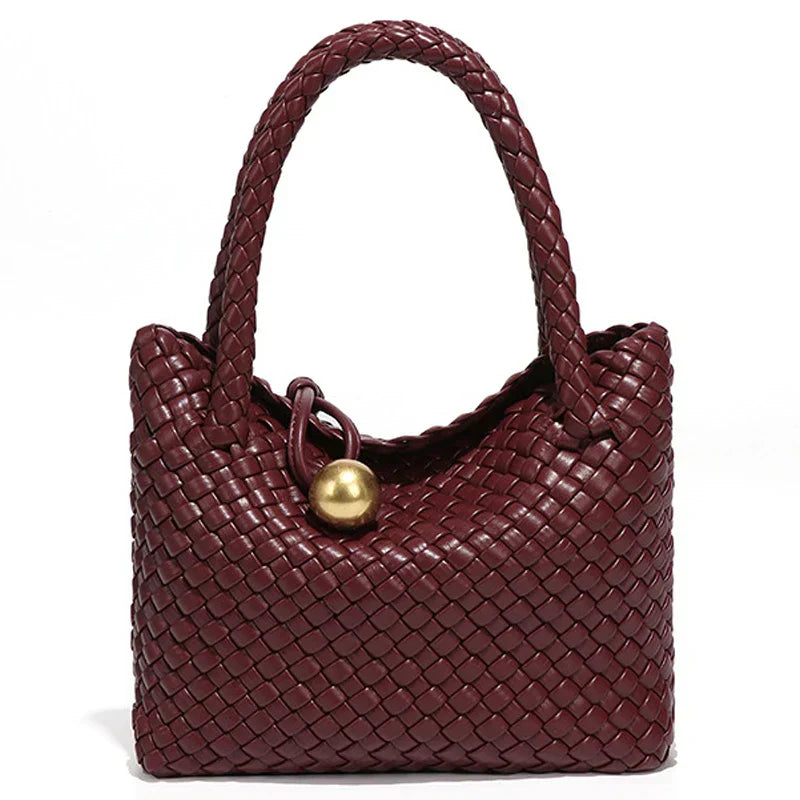 Ronnie™ | Luxurious Leather Bag with Gold Details