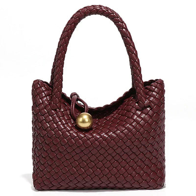 Ronnie™ | Luxurious Leather Bag with Gold Details